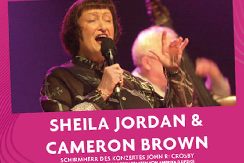 Absage SHEILA JORDAN & CAMERON BROWN (US) in Merseburg